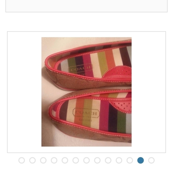 Authentic COACH LANDON FLAT SHOES SIZE 8.5 - Picture 3 of 15